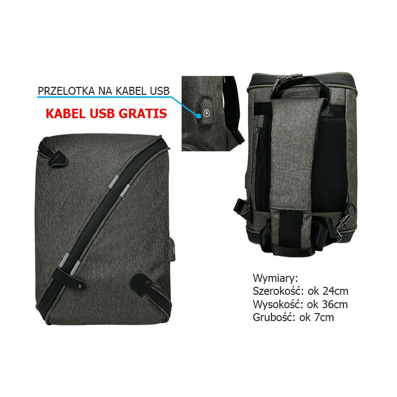 Сумка слинг Rovicky BAG-BP-03-3415 Black Сумка слинг Rovicky BAG-BP-03-3415 Black
